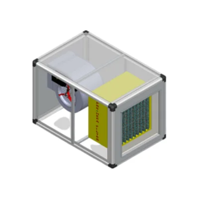 CDK-DDMP filter cabinet inline fan