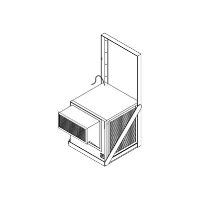 Caryaire powder coated dock fan