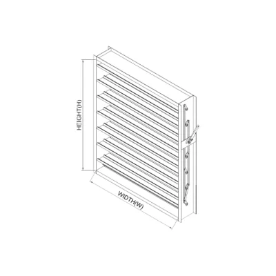 Caryaire CD2018 light duty steel damper
