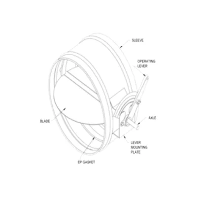 Caryaire CDR round control damper